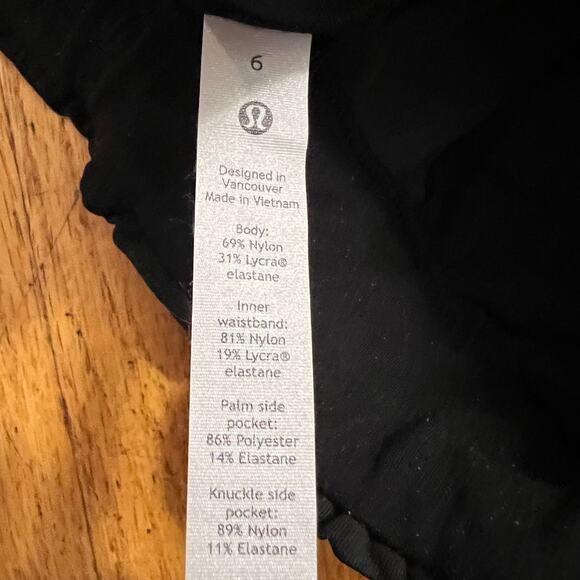 Lululemon Keep Moving Pants Womens 6 Stretch High Rise Camo Jogger W5DBDS - Picture 6 of 11